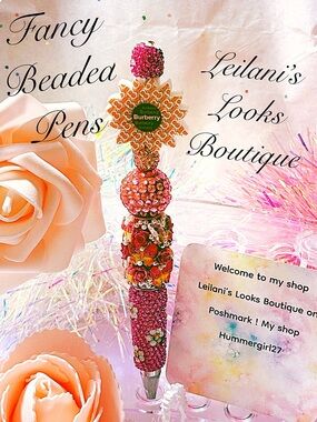 Fancy beaded Pen/gifts/butterfly pen